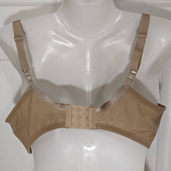 Wacoal Beige Retro Chic Full Figure Underwire Bra - size 36DD - Picture 4 of 7